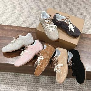 fashion New style Sneakers run shoes luxury Woman vintage Casual Leather outdoor travel Designer Low trainer Flat gift tennis shoe black mens sports loafer girl