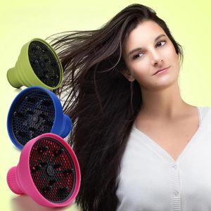1pc adequado de silicone universal secador de cabelo tampa de difusor sopro de cabelo de secador de cabelo