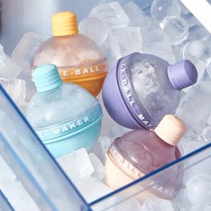 Werkzeuge Whisky Ice Cube Maker Silikonkugelform sphärisch runde Eiswürfel Formmaschine Schnelle Gefrierschrank Eisschalenküche Küchengeräte