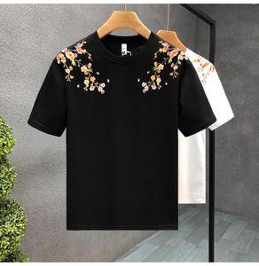 Men's T Shirts M04841 Fashion Tops & Tees 2024 Runway Luxury European Design Short Print Party Style T-Shirts Clothing