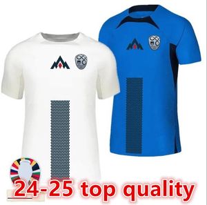 Nova camisa de futebol da Eslovênia 2024 2025 Sesko Home White Away Blue 2024 2025 Roupas de futebol Camisa