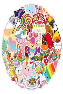 50PCSPACK Candy Cake Sweet Ice Cream Winyl Sticker Wodoodporne naklejki do butelki do butelki Laptop Planner Scrapbook Skateboard 1619047