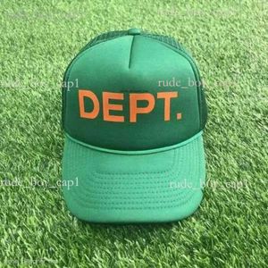 Gallerier Dept Hat Ball Caps Designer Dept Hat Ball Capsamerican Letter GP Graffiti Mesh Truck Driver High Profile Trendy Baseball Cap Blue Fashion 549