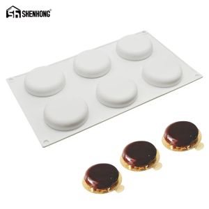 Formen Shenhong runden Torte Kuchenform zum Backen von Dessert Ring Art Mousse Silikon 3d Form