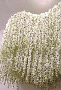 Artificial Hortensea Wisteria Flower for DIY Simulation Wedding Arch Rattan Wall Hang Home Party Decoration Fake Flower7485568