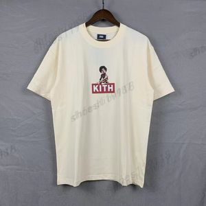 Kith Tom e Jerry Men T-shirt Designer Women Summer Summer camisa casual mangas curtas camiseta de moda vintage top