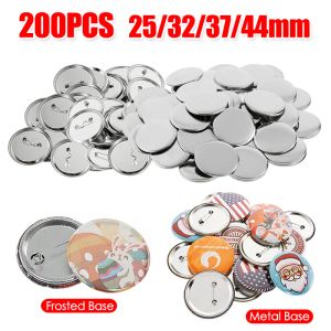 200pcsの作成25mm 32mm 37mm 44mmメタルブランクバッジピンボタンメーカー部品