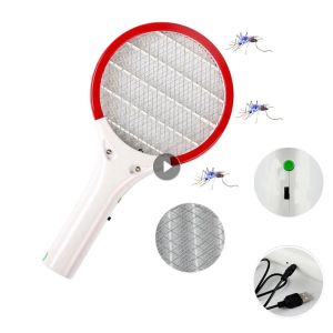 Zappers Electric Mosquito Killer Fly Swatter Trap USB充電式モスキートラケット昆虫キラーライトバグザッパー