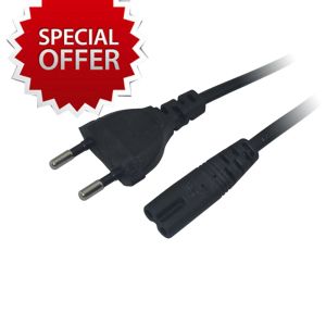 Kabel für PS2 für PS3 Slim EU Stecker 2prong Port AC -Netzkabelkabel für Sony PlayStion 4 Konsolenleistung für Xbox EU