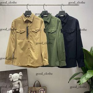 Stone Jacket Compagnie CP Outerwear Badges Zipper Shirt Grapestone Jacket Loose Style Spring Mens CP Top Oxford Portable High Street Wholesale Stone Tracksude 956