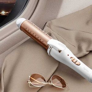 Curling Irons Multi functional 3-in-1 gold ceramic curler iron straightener heated professional hair styling tool Q240506