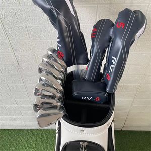 Golfklubbar Full Set RV 8 Golf Set Driver/Fairway Wood/Iron/Putter Nybörjare Golf Set RV-8 10.5 Flex R/SR/S med headcovers