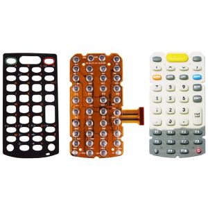 Scanners 1set Novo 38Keys Keyswitch+Sobreposição de teclado+teclado para o símbolo da Motorola MC3000 3070 3090 MC3190 Scanner de código de barras Peças do leitor