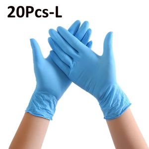Handschuhe 20/100pcs Einweg Nitrilhandschuhe Latex kostenlos Tattoo Reinigung Schutzhandschuh für Arbeit Küchenkochwerkzeuge