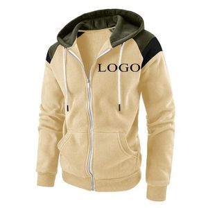 Your Own Design Brand Picture Personalized Custom Anywhere Men Women DIY Colored casual hoodie cardigan Fashion 240428