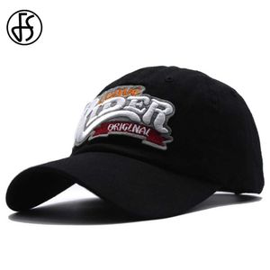 Ball Caps FS Trendy 3D Letter Vintage Baseball Cap For Men Summer Sunshade Women Hat Street Hip Hop Caps Outdoor Sports Golf Hats Bone Y240507