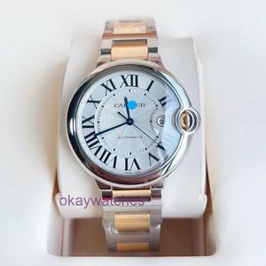 Crater Automatic Mechanical Unisex Watches New Mens Blue Balloon Room Gold Machinery Swiss Watch 42mm With Original Box