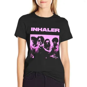 Women's Polos Inhaler Band T-shirt Aesthetic Clothing Summer Top T Shirt Dress Women