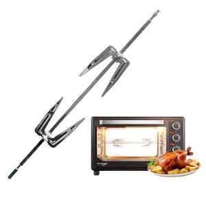 Aksesuarlar OSSAYI Barbekü Hava Fritöz Rotisserie Fırınlar İçin Aksesuarlar Airfryer Kızartma Tavuk Tükürük Çatalları Çatal Forks Barbekü Izgara Araçları