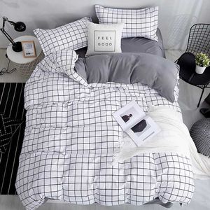 Bedding Sets Bonenjoy Bedding Bedding Branco Black Plain Ultra-Fine Fiber Printing Active Printing Grandize Bedding Bedroom Conjunto J240507