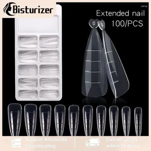 False Nails Quick Building Nail Mold Tips Dual Forms Finger Extension Art UV Extend Gel Stiletto