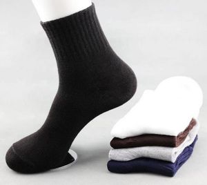 1 Pair Solid Color Cotton Socks Men Fashion In Tube Winter Male Casual Business Breathable8837854