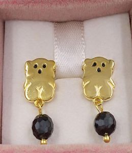 Kolcyki Bear Sweet Dools Stud 925 Sterling Fits European Jewelry Style Gift Andy Jewel 4159035403892367