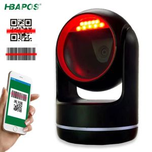 Scanners Desktop Barcode Reader Platform Omni Direcional QR Code Scanner Automatic HandsFree 1D 2D PDF417 Data Matrix Bar Codes Scanner