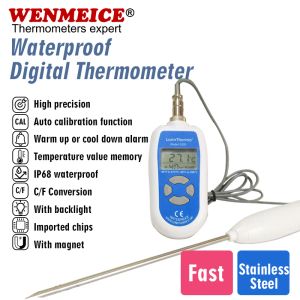 Mätare Wenmeice Privat märkning Digital Waterproof Thermometer Industrial and Lab Thermometer LDT3305