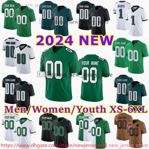 1 Jalenhurts Jersey Custom S-6XL Football Jerseys Stitch 62 Jasonkelce 30 Quinyonmitchell Cooperejean Jeremiahtrotter Jr. Devontasmith Jalencarter Dandreswift