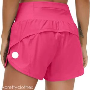 Lululemo Speed ​​U up High Rise Shorts Shorts Shpit Shorts Women Set Seding Sust Aosed Creping Wear Copper Tasca Fiess Yoga Qick Loo 823