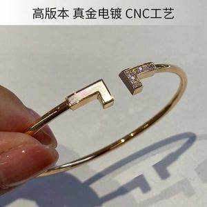 High standard bracelet gift choice Double Bracelet for Women 18K Rose Fashion Light Luxury White with common tifanly