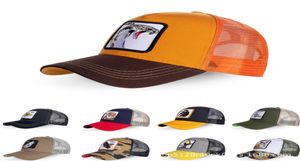 HATS Designer Nowe wysokiej jakości Zwierząt Snap Cotton Baseball Caps Men039s i Women039s Hip Hop Mesh Trucker Cap6731774