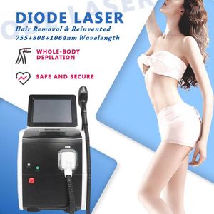 Diodo a laser Diodo Lazer 808 nm Sistema de remoção permanente do cabelo Depilator Barra de laser real 3 Instrumento de cuidados com a pele do comprimento de onda