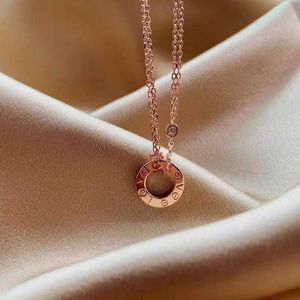 New classic design necklaces High gold necklace new luxury rose with cart original necklaces