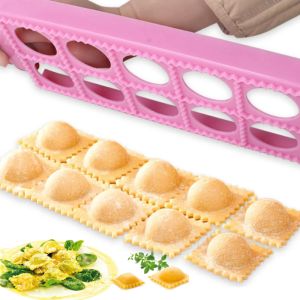 Formen Küchenwerkzeuge 10 mit Tortellini -Formen Ravioli Cutter Aluminiumform Dumplings Formform Press DIY -Werkzeuge zum Erstellen von Gebäck