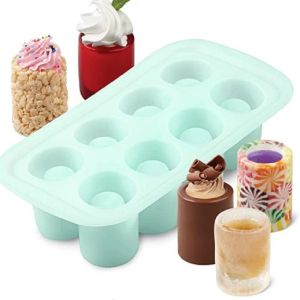 Strumenti 8hole a tazza di ghiaccio forma cubo ghiaccio stampo torta budino frutto cubetto cubetto bar cucina accessori da cucina silicone stampo fai -da -te ghiaccio congelato