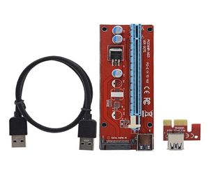 10PCS PCE164PNO3 VER007S 06M PCIE 1X〜16X RISER CARD EXTENDER PCI EXPRESS ADAPTERUSB30 CABLE SATA POWER INTER2237685