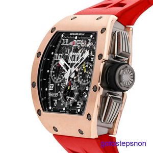 RM Mechanical Watch Watch RM011 Chronograph Car Gold Strap Watch RM011 AJ RG