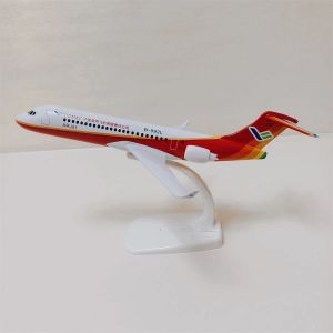 Miniature da 20 cm Air China Comac Airlines Arj Arj21 B992L Airways Diecast Airplane Modello in lega solida Air Air Plain Air Aircraft Toys