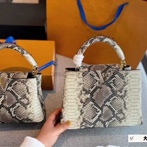 10A+ Mirror quality Designer bag Fashion 24 New Large Capacity Python Pattern Killer Bag Commuting Style Single Shoulder Bag Crossbody Handheld Women Bag