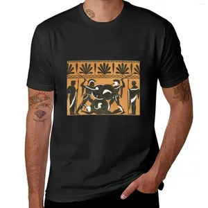 Herrtankstoppar Achilles kommer ner t-shirt sommar tees söta kläder svart t-shirt tunga skjortor för män