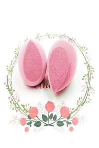 Otwoo rosa flockande vattendroppar ansikte puff våt och torrt skönhetsverktyg ägg svamp för fundament rodnad pulver hög ljus4195461