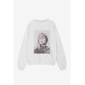 2024 Bing Women Designer Sweatshirt Print im Fleece Runden Halspullover warmer Langarm Pullover Hoodie