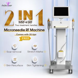 Nova chegada RF Máquina de microneedling Skin Apertening Micro Aflexão Remoção facial Remoção de rugas de pele Rejuvenescimento de acne Remoção de cicatriz Equipamento de beleza Equipamento