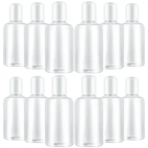 Speicherflaschen Drücken Sie transparente Reiseflasche für Gesicht Wash Lotion Shampoo nachfüllbare Handseifespender