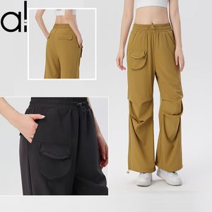 Al Yoga Sweatpants Straight Wide Leg Sports Pants Women Trendy Harun Loos