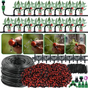 Decorations KESLA Garden Automatic Watering System Drip Irrigation Kit 1/4'' Nozzles for Bonsai Potted Plant Flower Agriculture Greenhouse