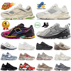 Heißer Verkauf neu 1906r Neon Nächte 9060 Designer New Chaussure 9060S Ziegel Holzwolke Meersalz Weiß Feuerzeichen Designer Tennisschuhe 1906 Outdoor -Schuhtrainer Sneaker