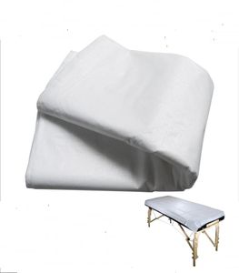Capa de mesa de massagem branca descartável Tampa de mesa plana à prova d'água 10 folhas A Pack4841276